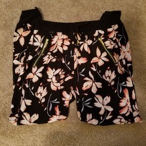Indero Floral Print Joggers